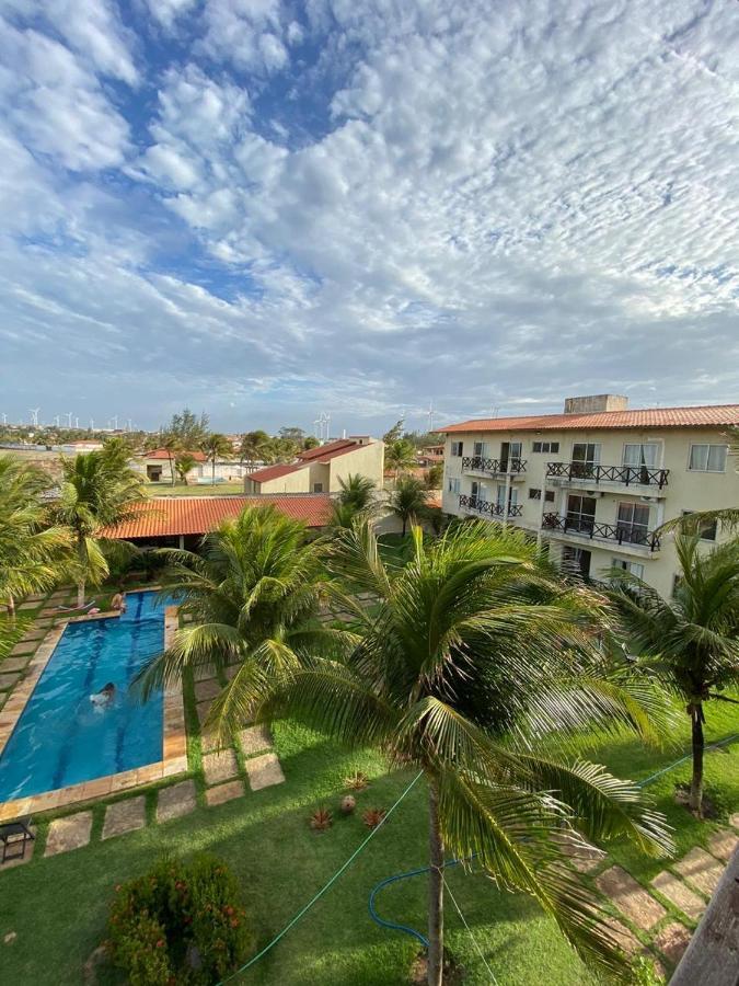 Apartamento Com Vista Para O Mar, Piscina , Deck , Playground E Estacionamento . Taiba Exterior photo