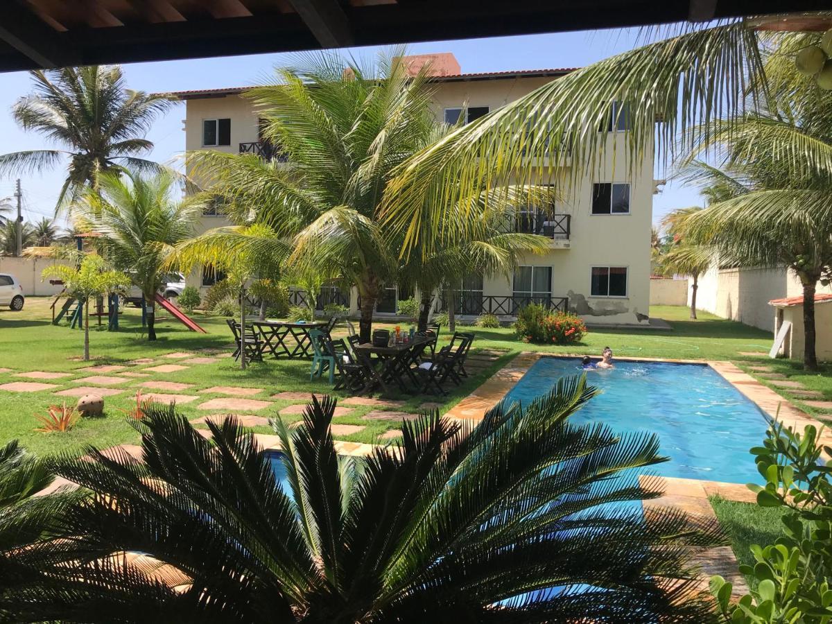 Apartamento Com Vista Para O Mar, Piscina , Deck , Playground E Estacionamento . Taiba Exterior photo