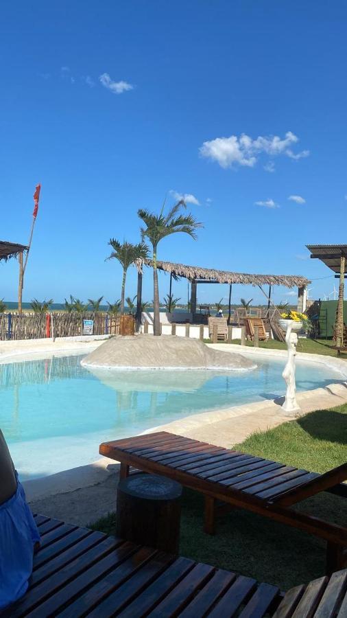 Apartamento Com Vista Para O Mar, Piscina , Deck , Playground E Estacionamento . Taiba Exterior photo