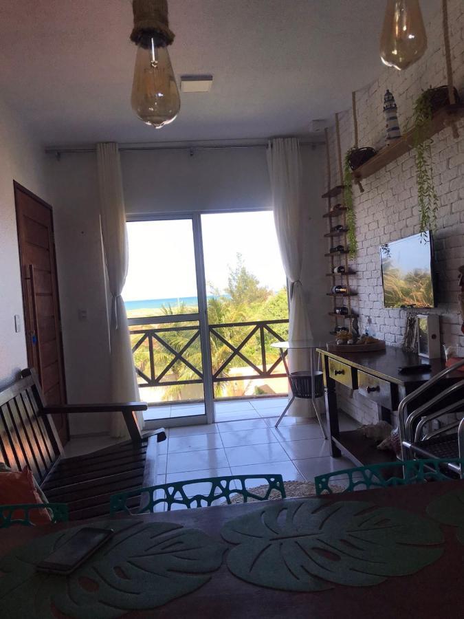 Apartamento Com Vista Para O Mar, Piscina , Deck , Playground E Estacionamento . Taiba Exterior photo